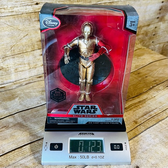 Disney Star Wars Elite Series 7” C-3PO Die Cast Metallic Action Figure - Picture 8 of 8